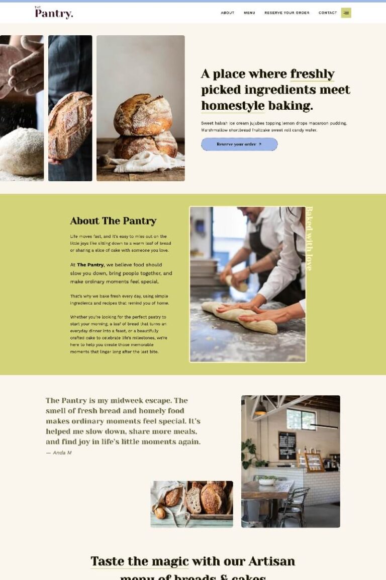 The Pantry Template