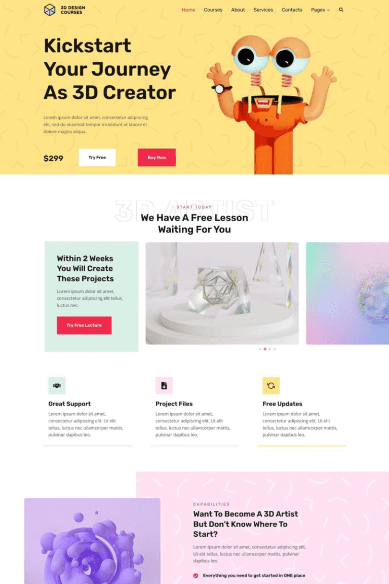 Design Course Template