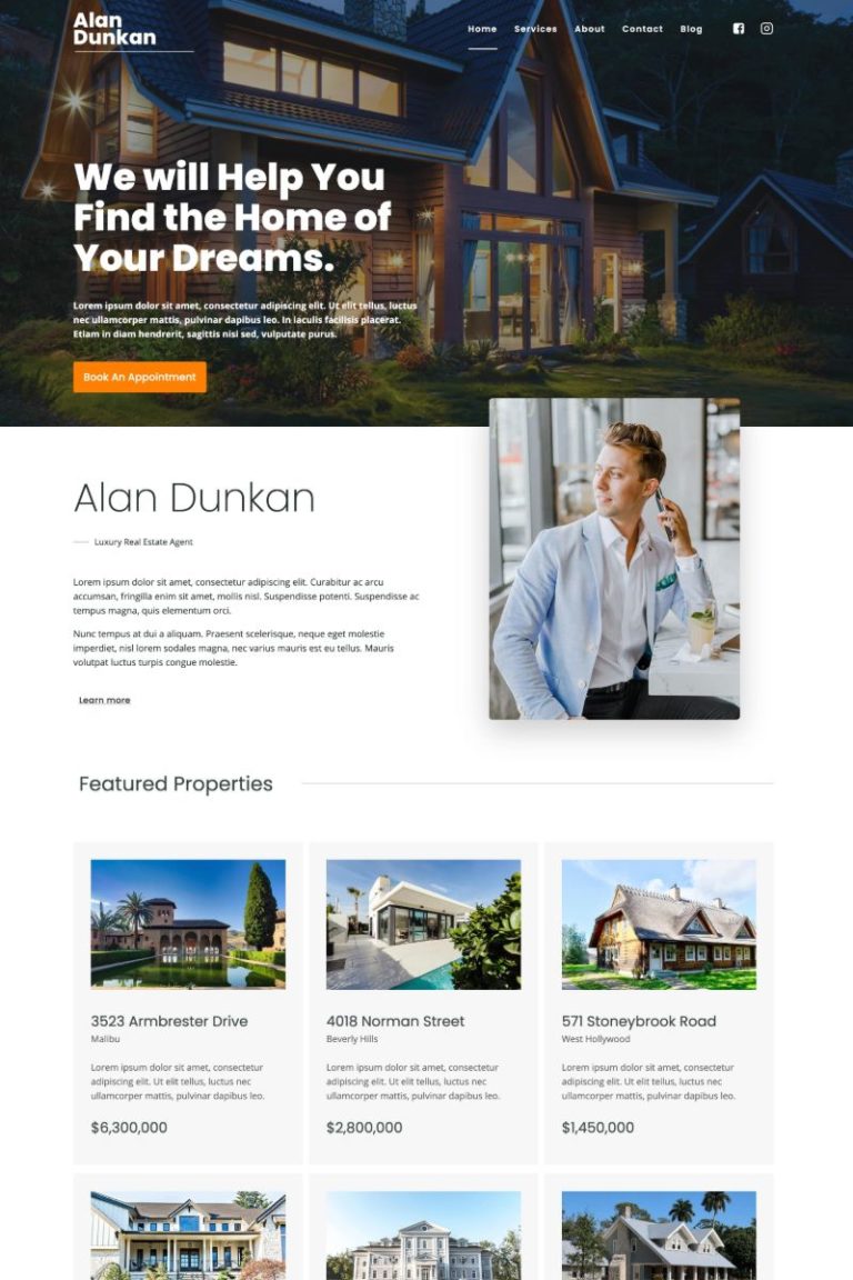 Real Estate Template