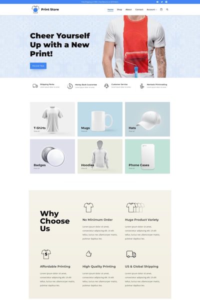 Print Shop Template