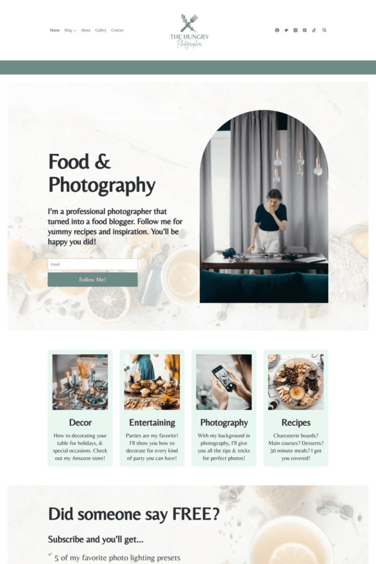 Food Photography Template