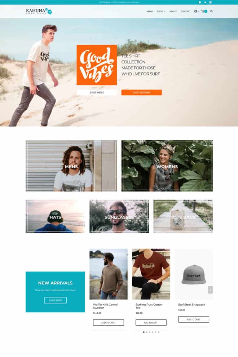 Surf Shop Template