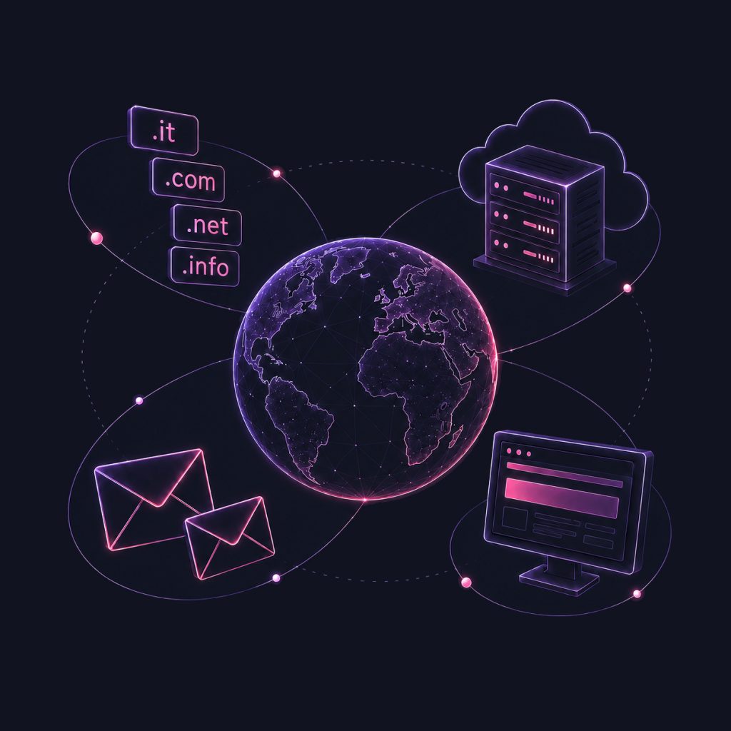 Domini, hosting, cloud, email, apps